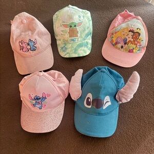 Disney Character Baseball Caps Set
